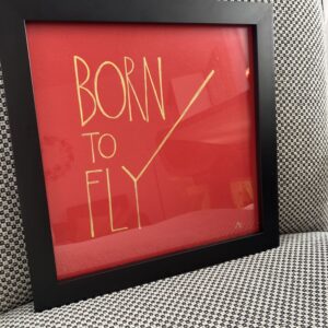 Alena Cardová - obraz s vloženým záměrem Born to fly