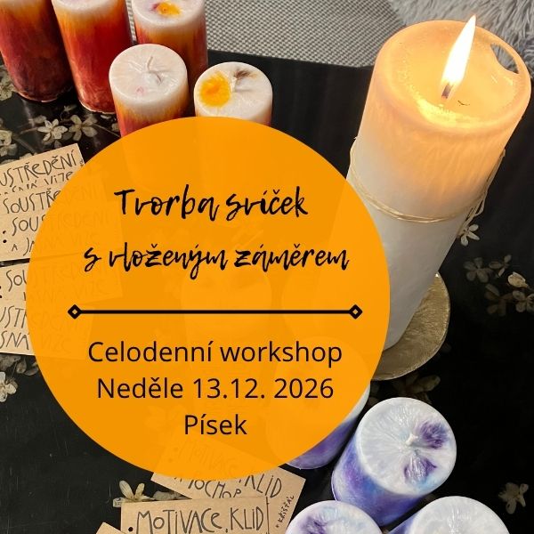 Alena Cardová - kreativní workshop Tvorba svíček se záměrem - prosinec 2026